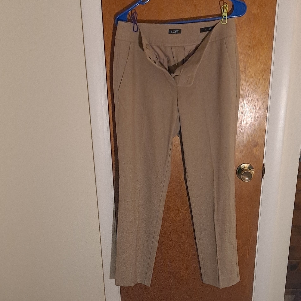 LOFT Tan Trousers